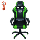 Cadeira Gamer Verde Max Hero Giratoria Com Ajuste De Altura E
