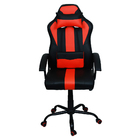 Cadeira Gamer Vermelho Giratoria Ajuste De Altura Base De Fer