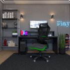 Cadeira Gamer Vizion Dz Sincron Plaxmetal Preto/verde