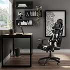 Cadeira Gamer Wise Preta E Branca