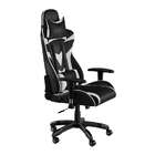 Cadeira Gamer Wise Preta E Branca