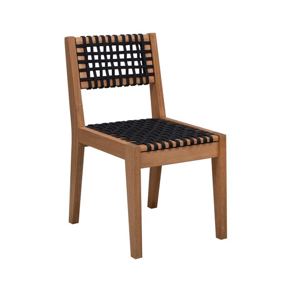 Cadeira Garden Encosto E Assento Em Corda Trançada Natural/pr