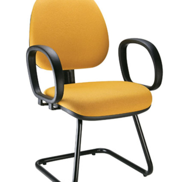 Cadeira Gerente Com Base Fixa Em S  Linha Confort Plus Cor Am