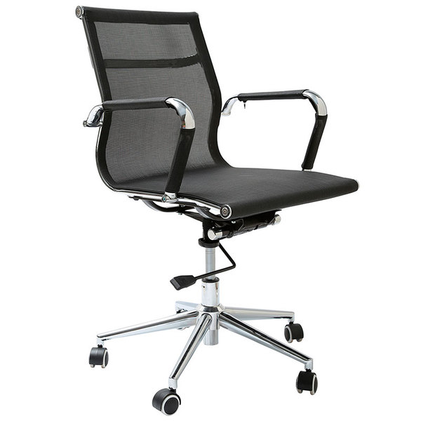 Cadeira Gerente Firenze Ecadeiras Preto Leroy Merlin