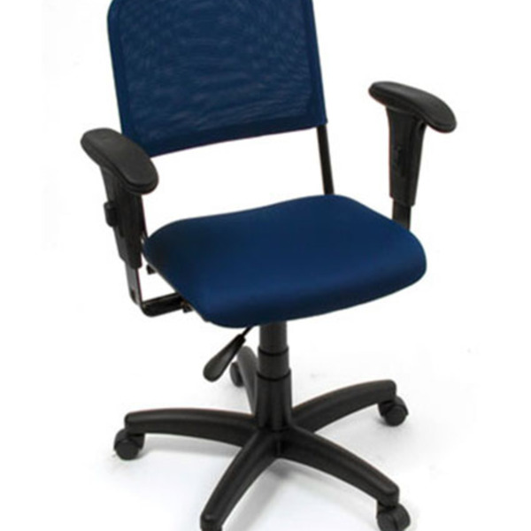 Cadeira Giratória  Linha Tela Mesh Hotel Auditório Azul Azul