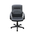 Cadeira Giratória Almofadada Para Escritório Preta - Lms-be-4