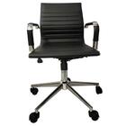 Cadeira Giratória Baixa Office Esteirinha Rivatti Em Pu Branc