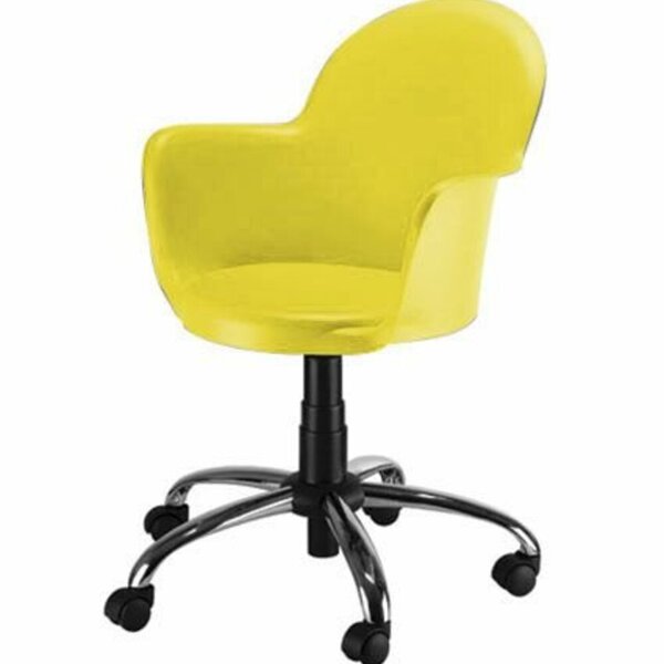 Cadeira Giratória Base Cromada Linha Polipropileno Moon Amare