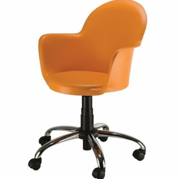 Cadeira Giratória Base Cromada Linha Polipropileno Moon Laran