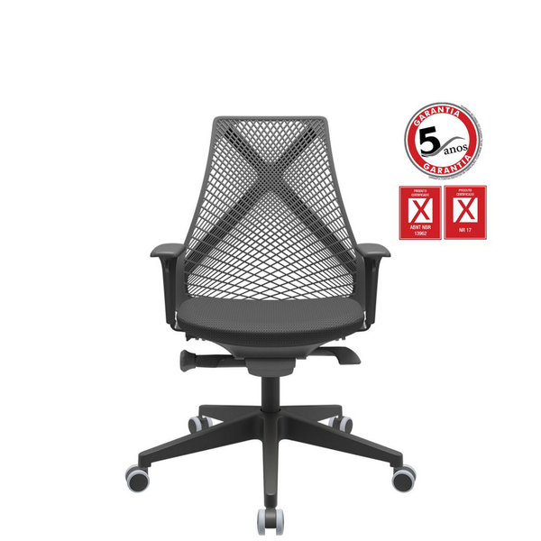 Cadeira Giratoria Diretor Bix Preta - Plaxmetal