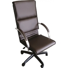 Cadeira Giratória Escritório Boss Presidente Marrom Relax Bas