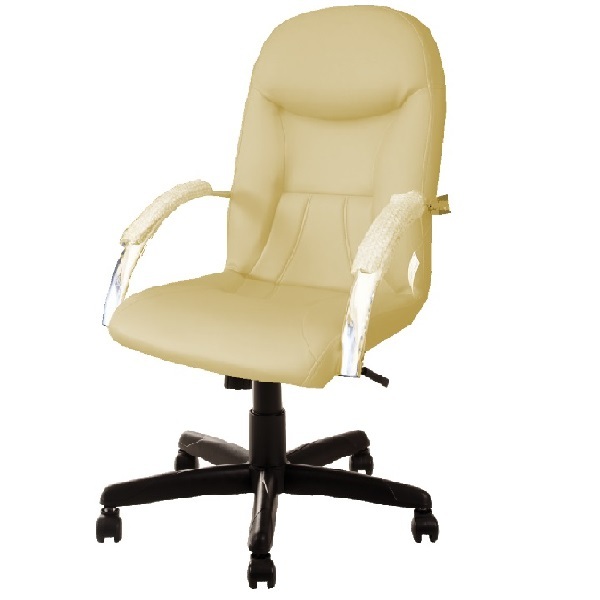 Cadeira Giratória Escritório Day Presidente Marfim Relax Base