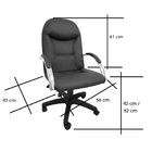 Cadeira Giratória Escritório Day Presidente Pink Relax Base P