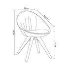 Cadeira Giratória Estela Fendi