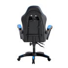 Cadeira Giratória Gamer Kl1  - Preto E Azul