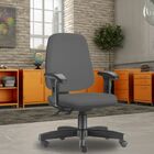 Cadeira Giratória Job L02 Diretor Executiva Crepe Cinza - Lya