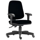 Cadeira Giratória Job L02 Diretor Executiva Crepe Preto - Lya