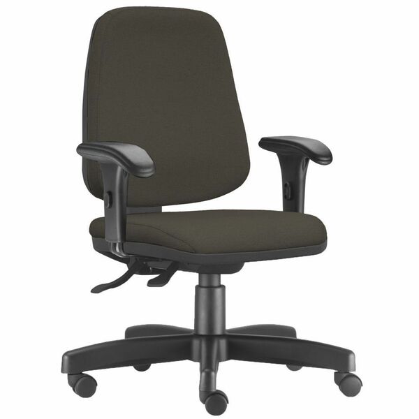 Cadeira Giratória Job L02 Diretor Executiva Suede Marrom - Ly