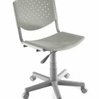 Cadeira Giratória Linha Polipropileno Atenas Cinza