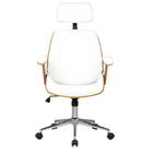 Cadeira Giratória Lisboa Bergen Rivatti C/ Encosto De Cabeça