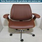 Cadeira Giratória Lisboa Rivatti S/ Encosto De Cabeça Madeira