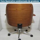 Cadeira Giratória Lisboa S/ Encosto De Cabeç Madeira Laminada