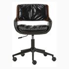 Cadeira Giratória Marbella Madeira Multilaminada Revestida Em