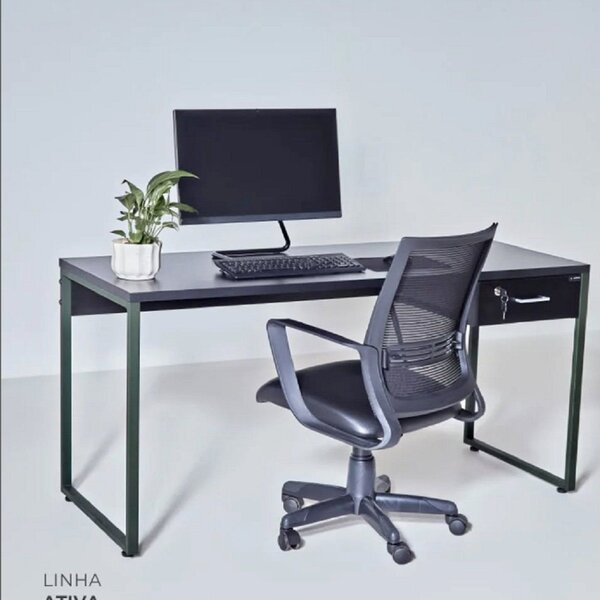 Cadeira Giratória Martiflex Ativa Executiva Tela Com Braço -