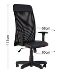 Cadeira Giratória Martiflex Sun Presidente Tela Com Braço - S