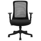 Cadeira Giratória Nr-17 Boston Rivatti Tela Mesh Preta Base R