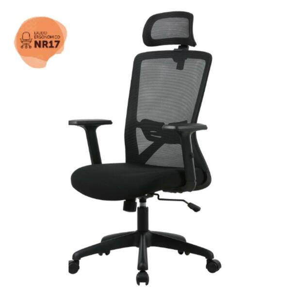 Cadeira Giratória Nr-17 President Office C/ Braços Dallas Riv