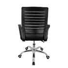 Cadeira Giratoria Office Zebrada Preta