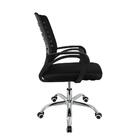 Cadeira Giratoria Office Zebrada Preta