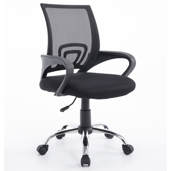 Cadeira Giratória Para Escritório Com Rodizios Class F01 Pret