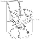 Cadeira Giratória Para Escritório Excellence Office F03 Preto