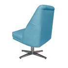 Cadeira Giratória Paris Suede Azul Turquesa - Dominic Decor