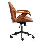 Cadeira Giratória Saragoça Madeira Multilaminada Em Poliureta