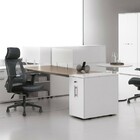 Cadeira Giratória Toledo Com Encosto De Cabeça Tela Mesh Pret