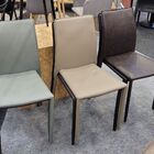 Cadeira Glam Corino Branca Estrutura De Metal - Or Design