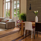 Cadeira Glam Corino Marrom Estrutura De Metal - Or Design