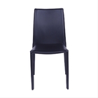 Cadeira Glam Corino Preta Estrutura De Metal - Or Design