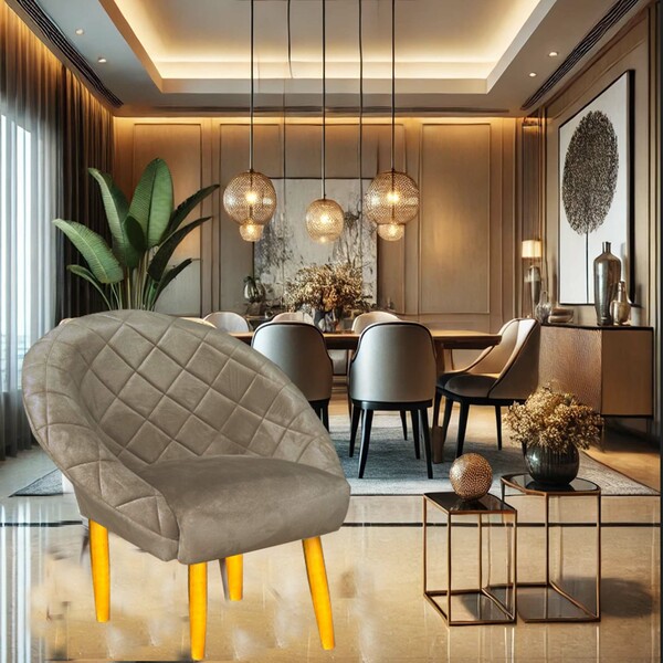 Cadeira Golden Lux Sofisticação Conforto Cada Detalhe Capucci