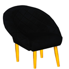 Cadeira Golden Lux Sofisticação Conforto Cada Detalhe Preto