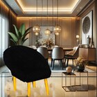 Cadeira Golden Lux Sofisticação Conforto Cada Detalhe Preto