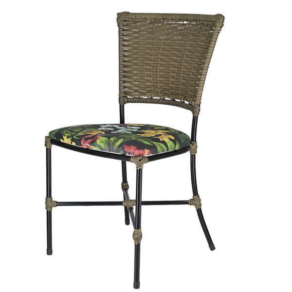 Cadeira Gramado Fibra Sintética Em Junco Para Área Externa E