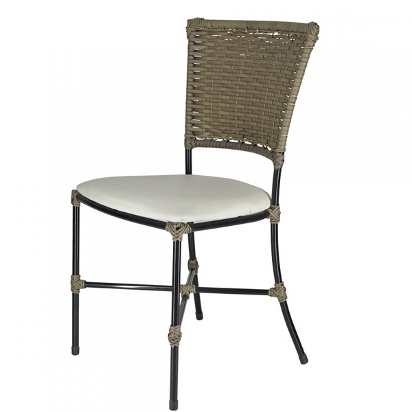 Cadeira Gramado Fibra Sintética Em Junco Para Área Externa E