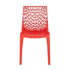 Cadeira Gruvyer Acabamento Fosco - Vermelho
