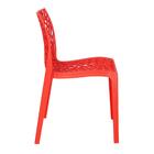 Cadeira Gruvyer Acabamento Fosco - Vermelho