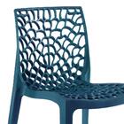 Cadeira Gruvyer - Azul Petróleo