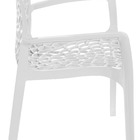 Cadeira Gruvyer Com Braços Cozinha 57,7x40x82cm Branco